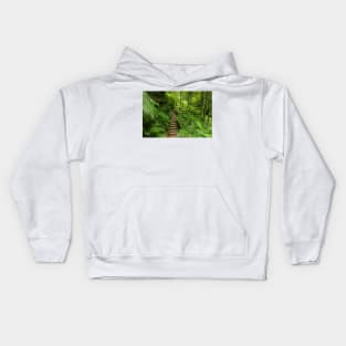 Pathway of ferns Kids Hoodie